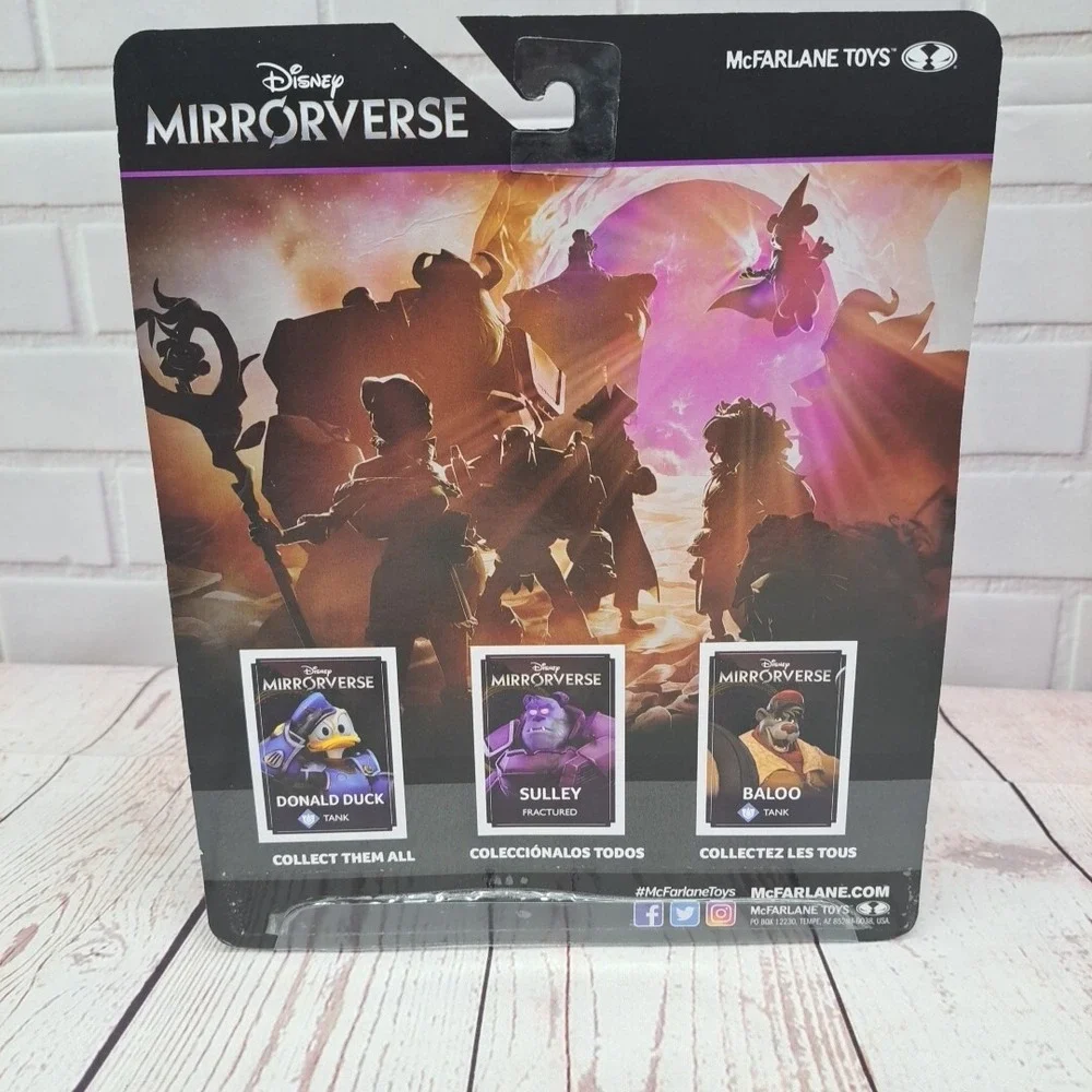 Disney Mirrorverse Sulley Fractured McFarlane Toys NIB Monsters Action Figure